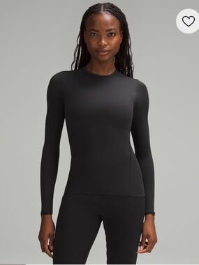 Lululemon Wundermost Long Sleeve Crewneck Black XS